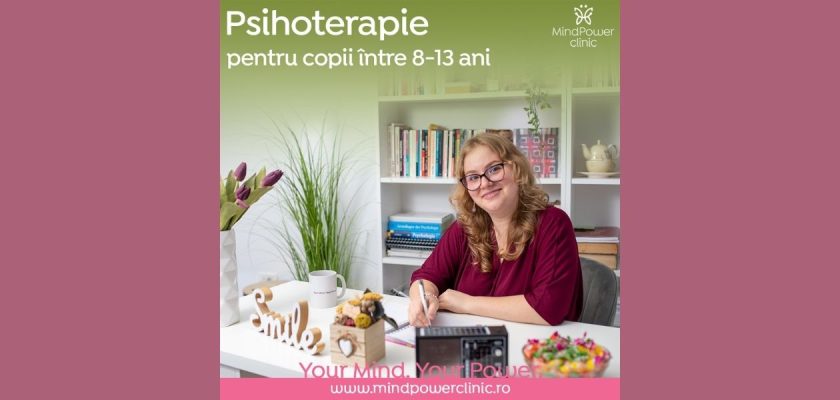 psihoterapie copii, MindPower Clinic, sănătate emoțională copii, terapie pentru adolescenți, sprijin emoțional, dezvoltare emoțională, intervenție timpurie, psiholog copii