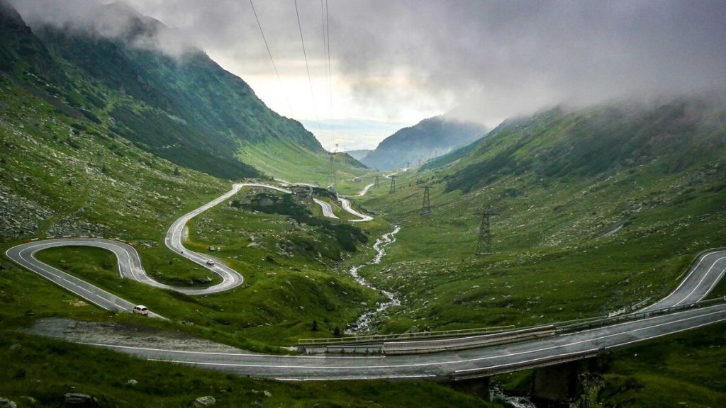 șoseaua Transfăgărășan muntii Carpați fagaras Romania