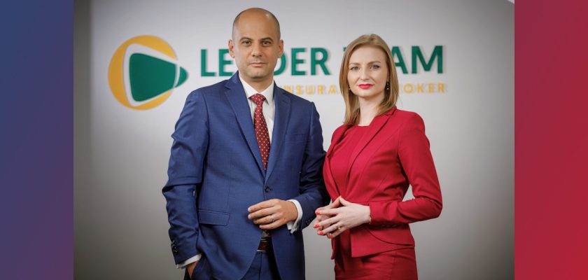Alexandra Arsenie si Razvan Rusu, management Leader Team Broker coperta zp