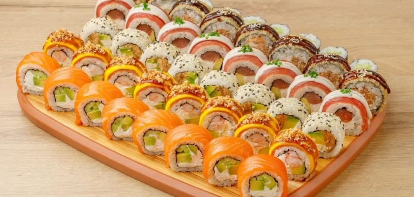 Esushi meniu sushi platou mix mancare sanatoasa