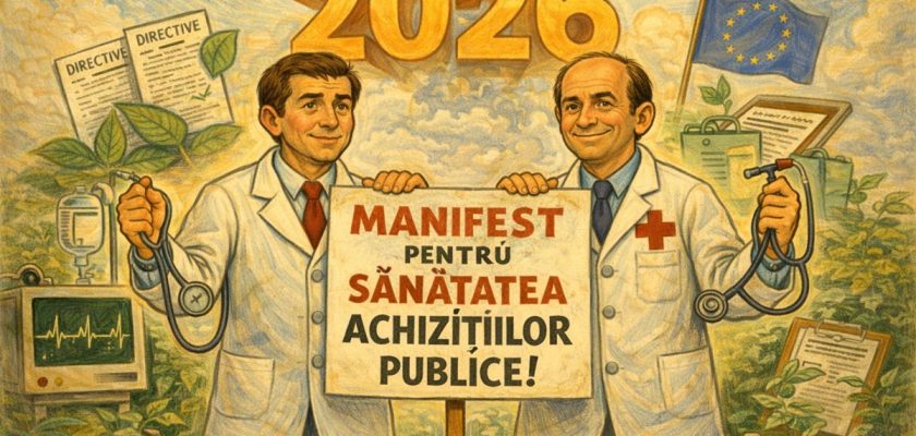 Manifest pentru sănătatea achizițiilor publice! Episodul 1 din 2026, anul în care achizițiile ies din terapie intensivă