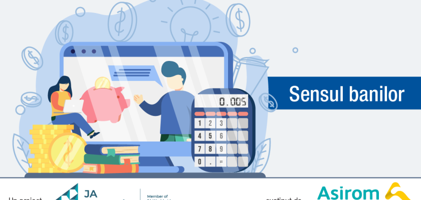 Sensul Banilor Junior Achievement România Asirom JA Learn educatie financiara