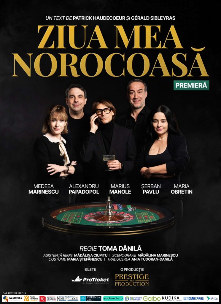 ZIUA MEA NOROCOASA - portret cu parteneri teatru spectacol