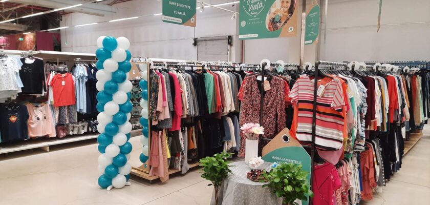 Auchan, economie circulara, haine reutilizate, retail, sustenabilitate