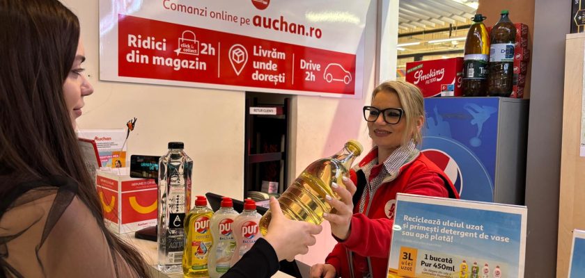 Auchan - reciclare ulei alimentar uzat (1)