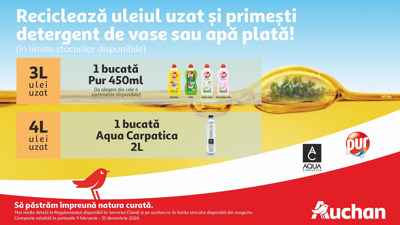 Auchan - reciclare ulei alimentar uzat (1)