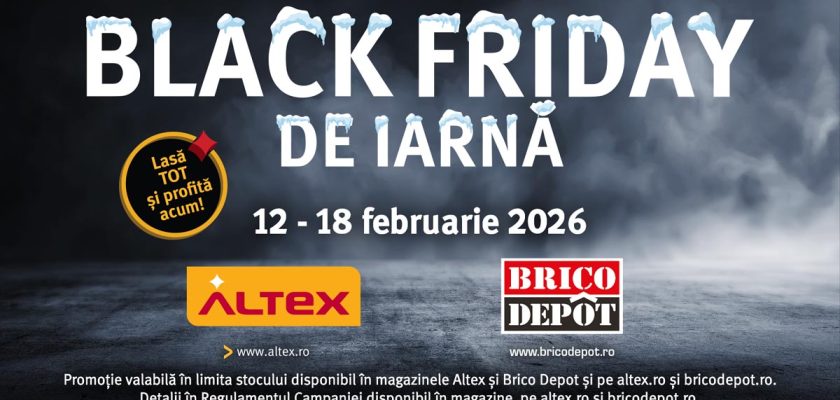 black friday iarna, reduceri electro it, oferte retail, altex romania, brico depot
