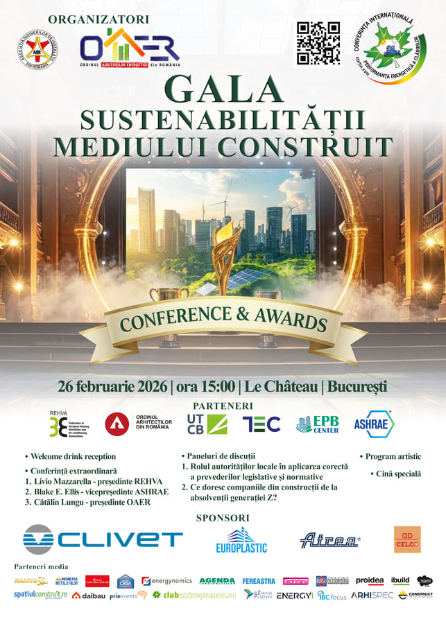Gala Sustenabilității Mediului Construit 2026