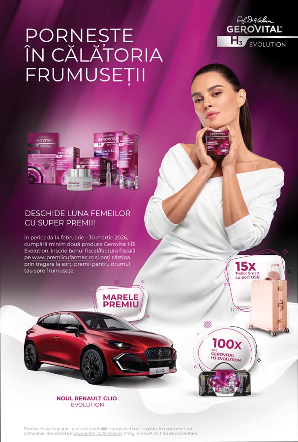 Gerovital, Farmec, ingrijire ten, anti age, cosmetice
