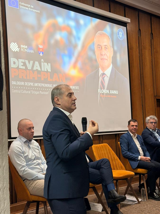 Florin Jianu, președintele IMM România.