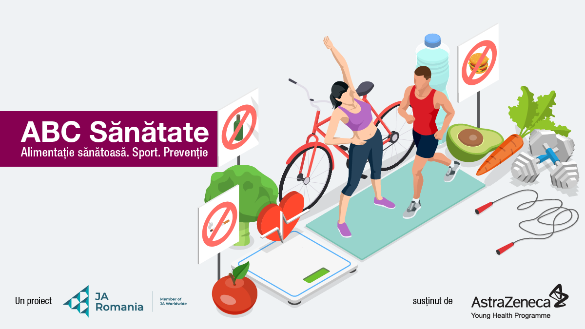 Junior Achievement Romania, AstraZeneca, Young Health Programme, educatie pentru sanatate