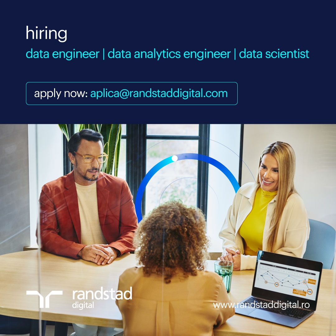 Randstad Digital România recrutează specialiști în date pentru un proiect internațional din domeniul sănătății