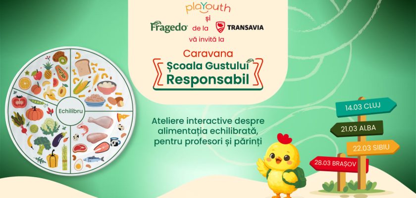 TRANSAVIA și PlaYouth lansează Școala Gustului Responsabil 2