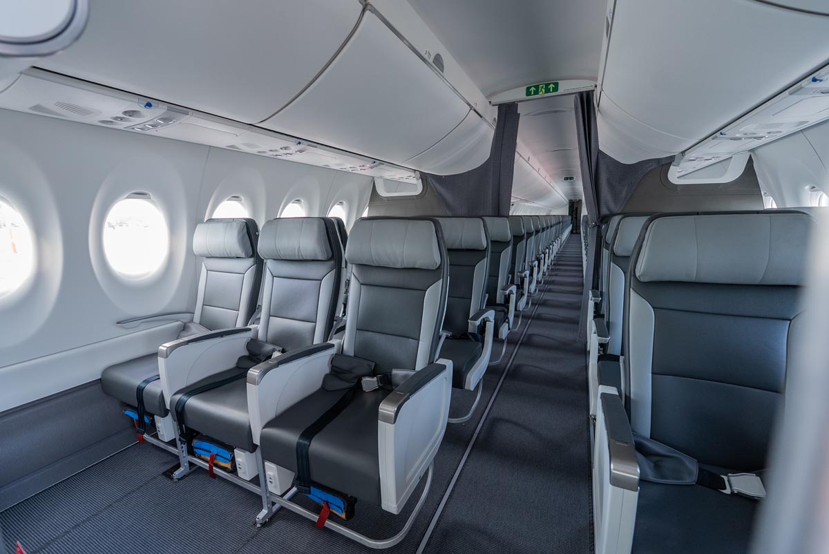 flota AnimaWings, aeronava Airbus A220, zboruri Europa AnimaWings, aviatie Romania