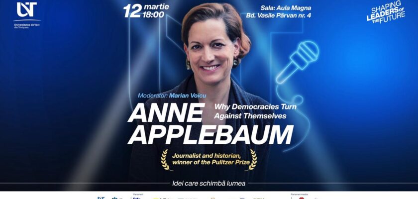 Anne Applebaum Bucuresti, Anne Applebaum Timisoara, Expert Forum EFOR, Editura Litera