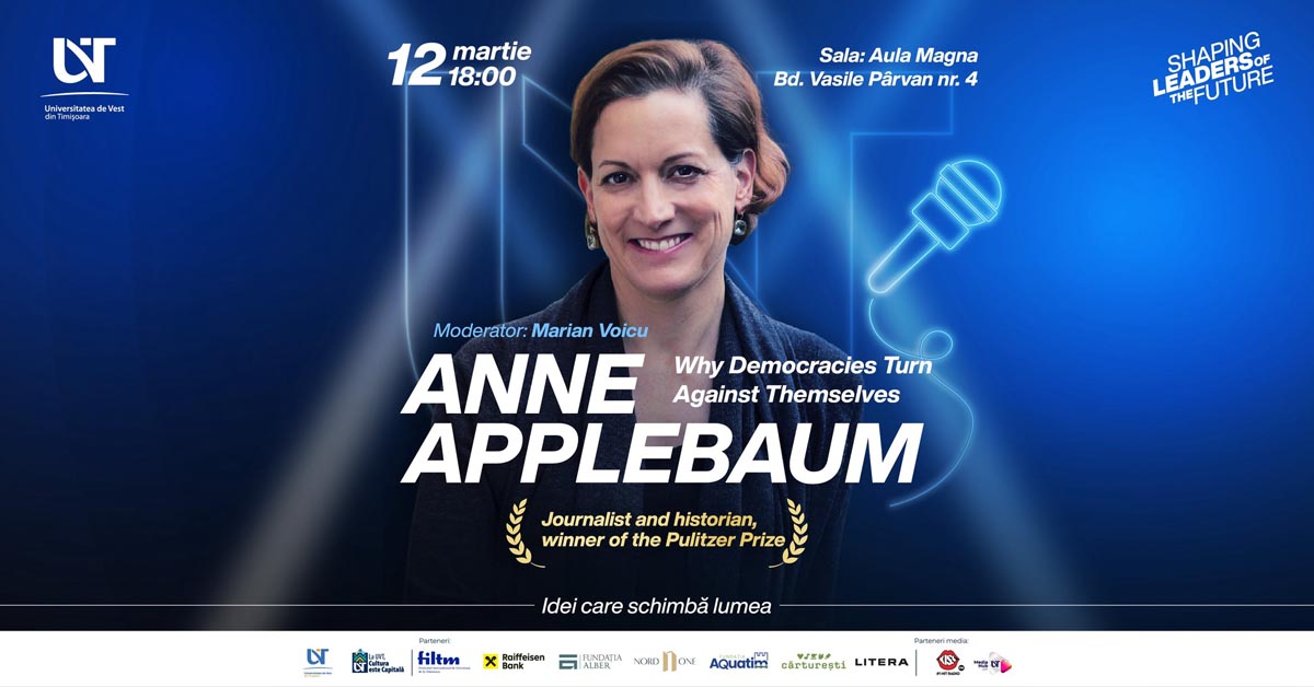Anne Applebaum Bucuresti, Anne Applebaum Timisoara, Expert Forum EFOR, Editura Litera
