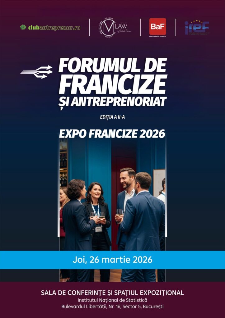 Forumul de francize și antreprenoriat 2026 Expo Francize București Afis 1