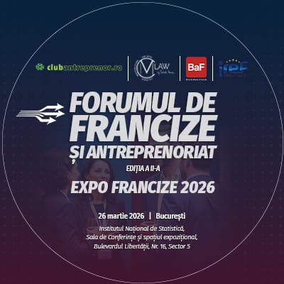 Forumul de francize și antreprenoriat 2026 Expo Francize București Afis 2