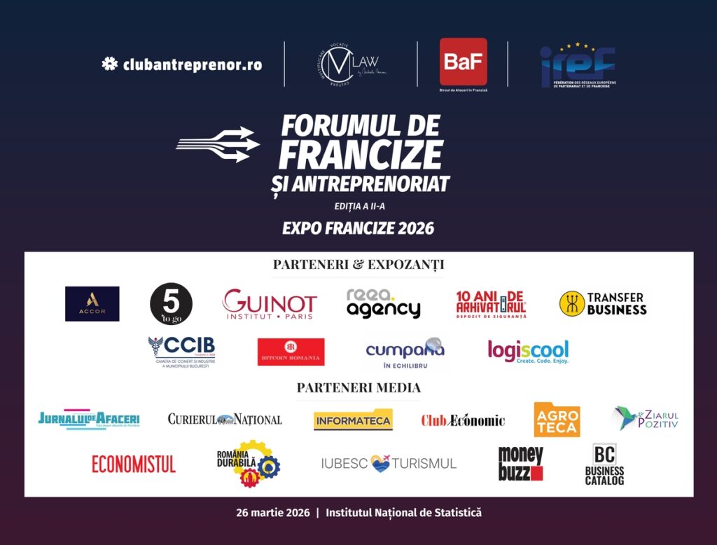 Forumul de francize și antreprenoriat 26 martie 2026, Institutul Național de Statistică afis