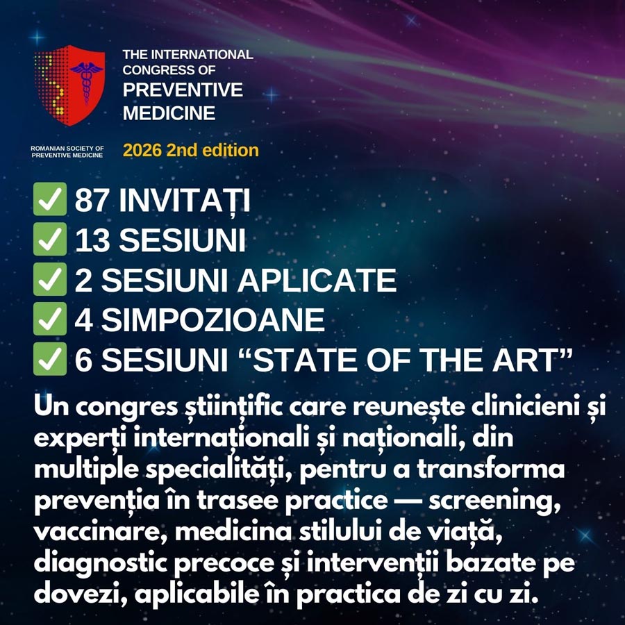 medicina preventiva, congres, sanatate, screening, cancer