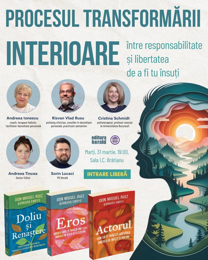 dezvoltare personală, psihologie, autocunoaștere, Editura Herald