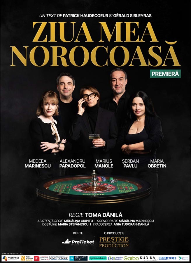 Marius Manole spectacol, teatru Bucuresti aprilie, teatru Iasi aprilie, comedie Moliere 2025