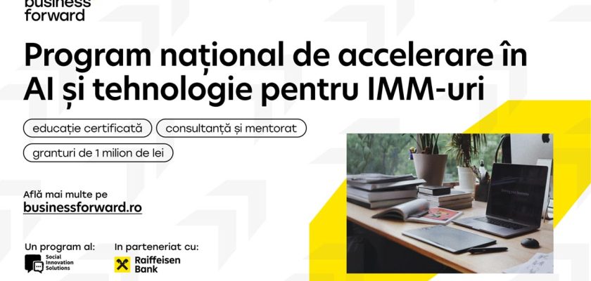 Business Forward, Social Innovation Solutions, Raiffeisen, AI Romania, IMM