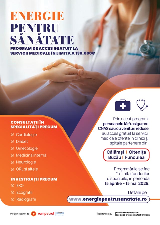 Rompetrol, sanatate, consultatii, preventie, comunitati