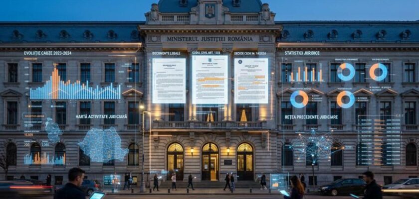 GBC proiect AV, digitalizare justitie, infrastructura audio video, Ministerul Justitiei