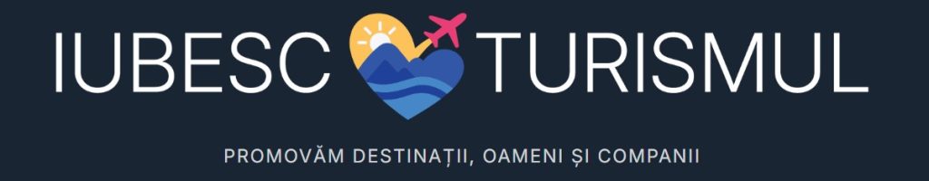 Iubesc Turismul logo slogan Promovăm destinații, oameni și companii