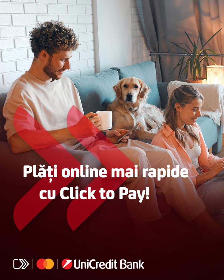 UniCredit, plati online, fintech, Mastercard, digitalizare