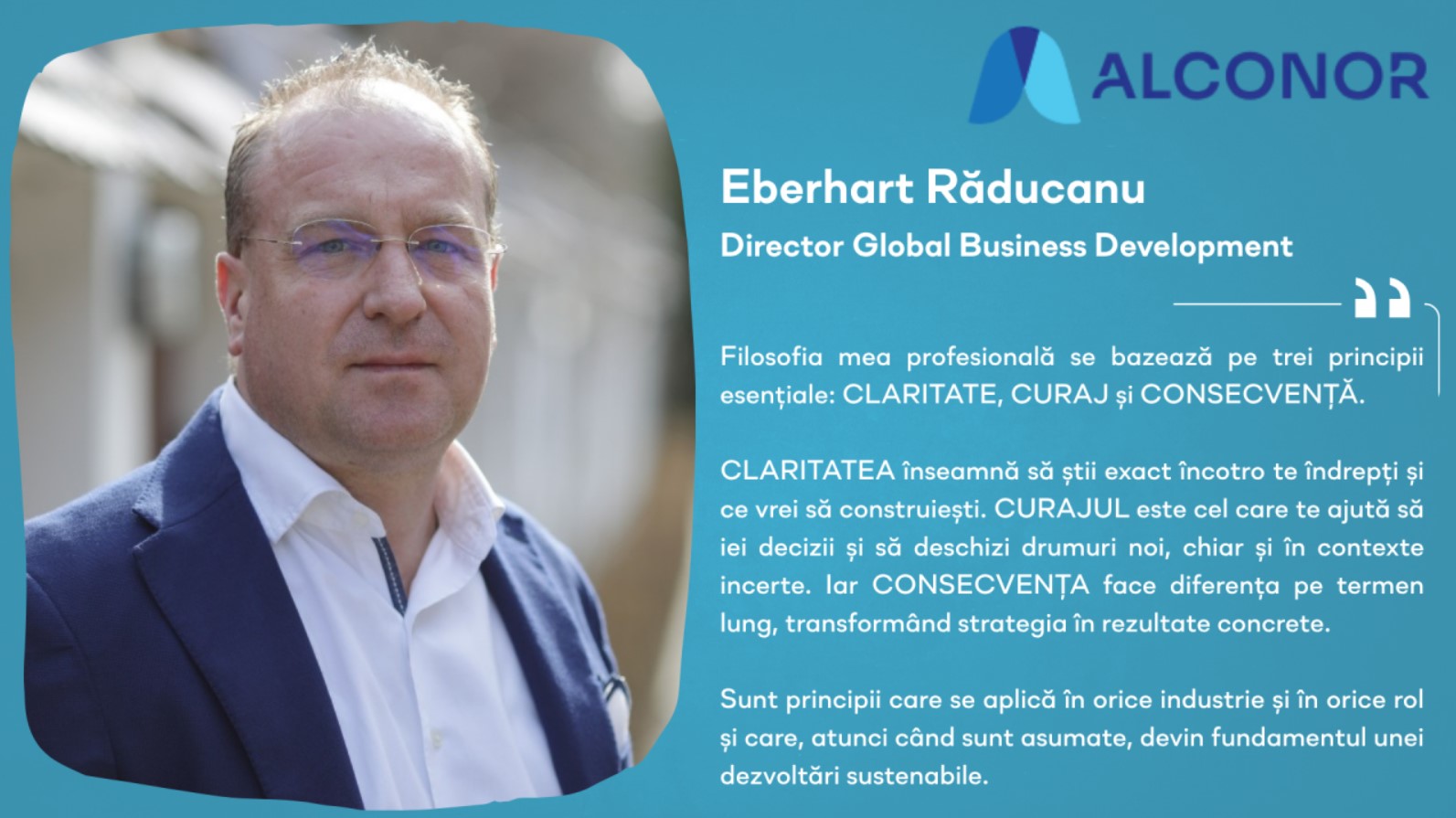Eberhart Răducanu, Alconor Company
