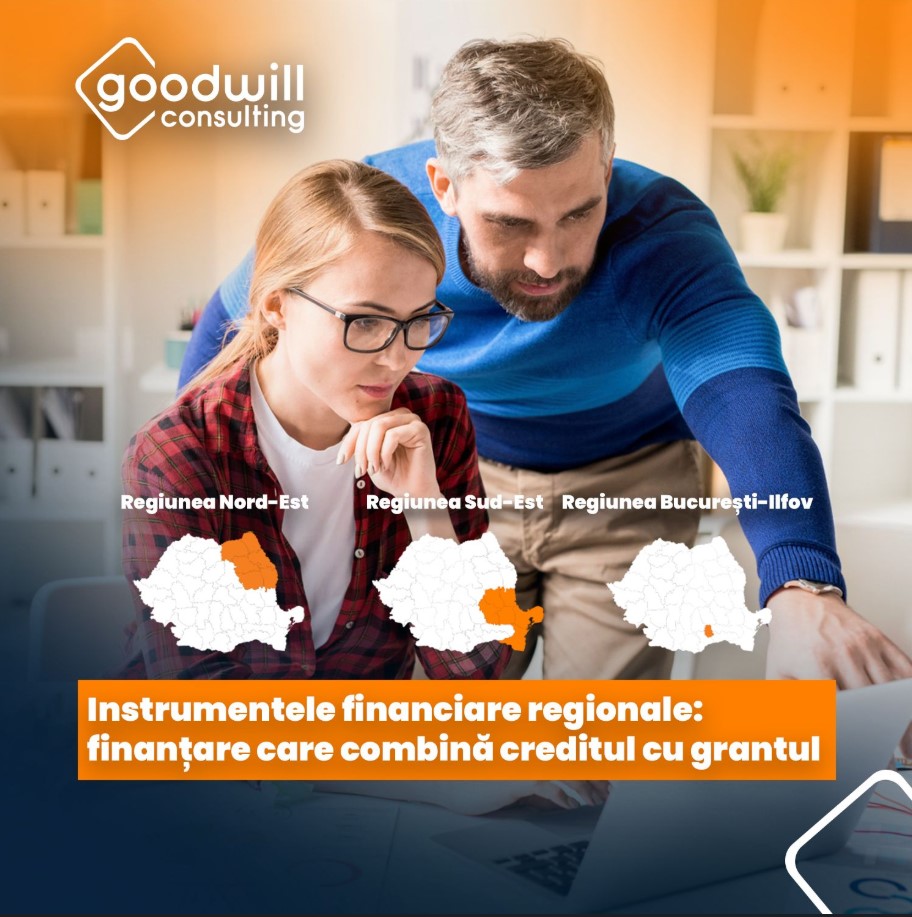 Instrumentele financiare regionale finanțări de până la 5 milioane euro pentru IMM-uri Goodwill Consulting consultanta fonduri europene UE