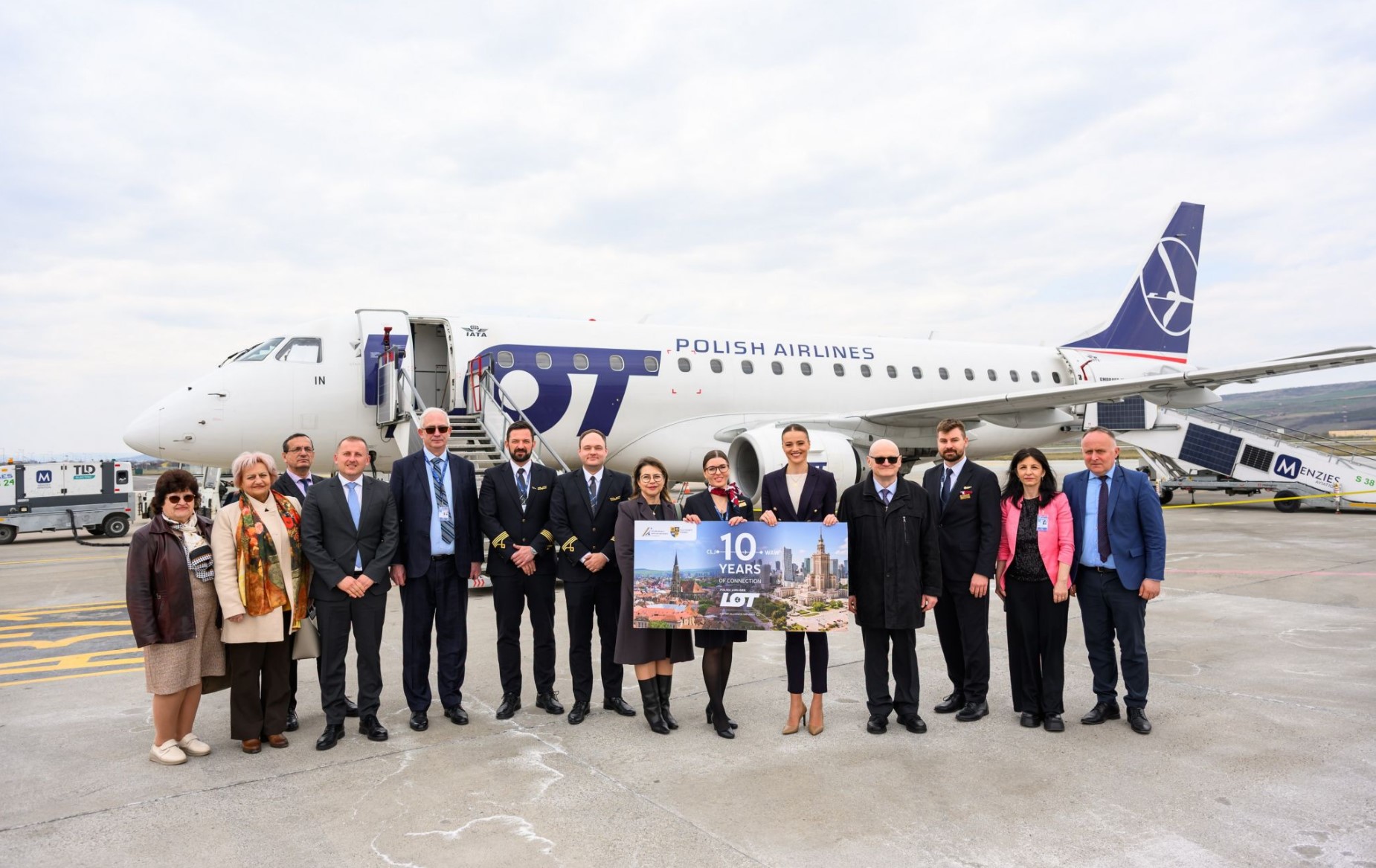 LOT Polish Airlines 10 ani Aeroportul Internațional Cluj 1
