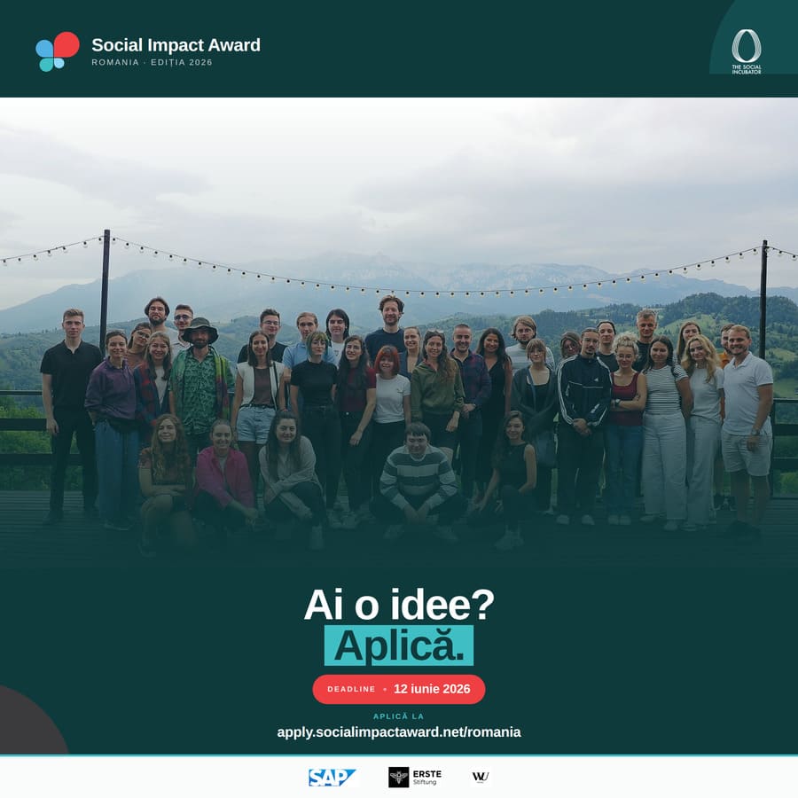 Social Impact Award 2026 cauta tineri cu idei care schimba lumea
