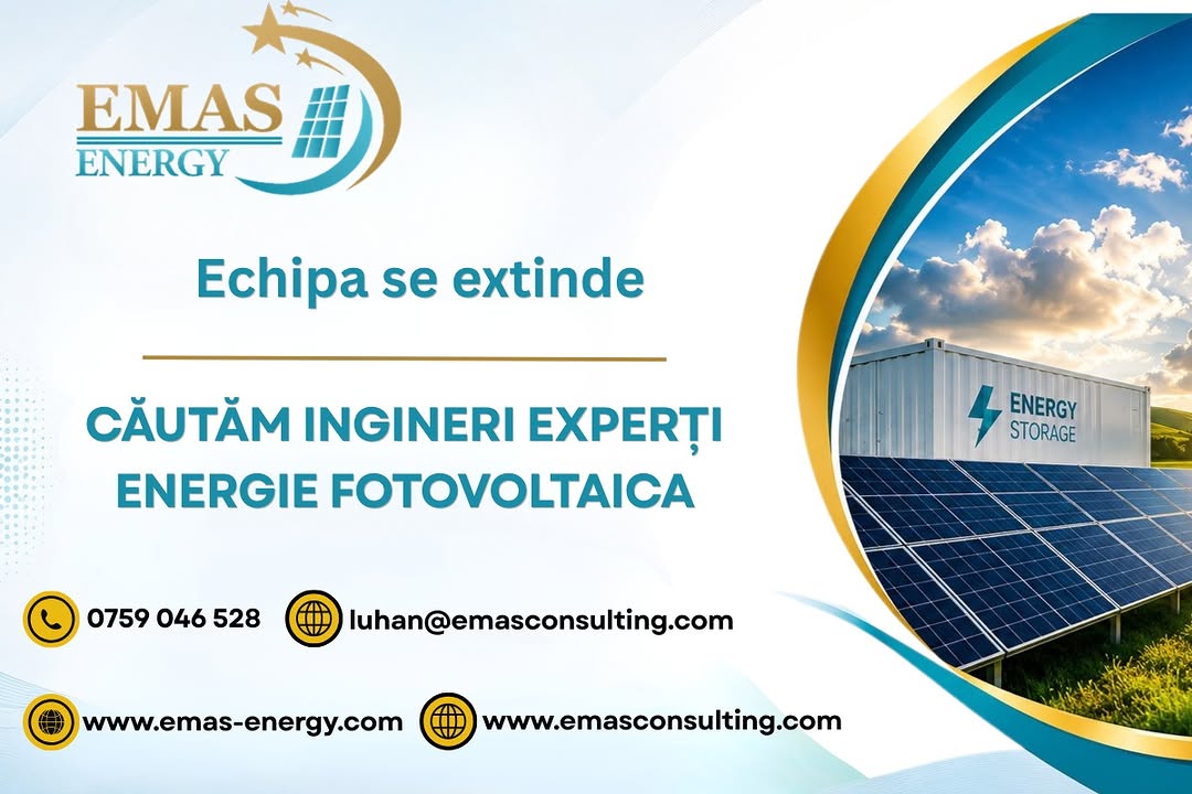 anunt angajare EMAS inginer proiectant fotovoltaice_cover final 1
