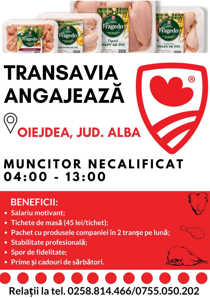 anunt angajare transavia 2
