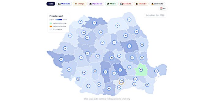 harta Asociația Română pentru Smart City ARSC