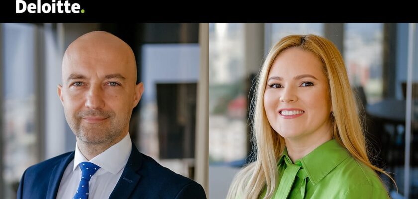 Claudiu Ghiurluc si Ana Serban, Deloitte