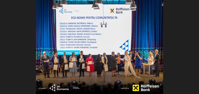 JA România și Raiffeisen Bank Eco-nomie pentru comunitatea ta COVER