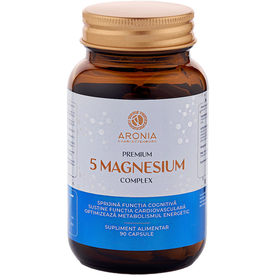 Premium 5 Magnesium Complex cinci forme de magneziu suplimente