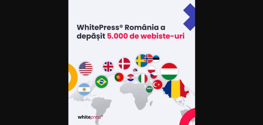 WhitePress România depășește pragul de 5.000 de website-uri în platformă