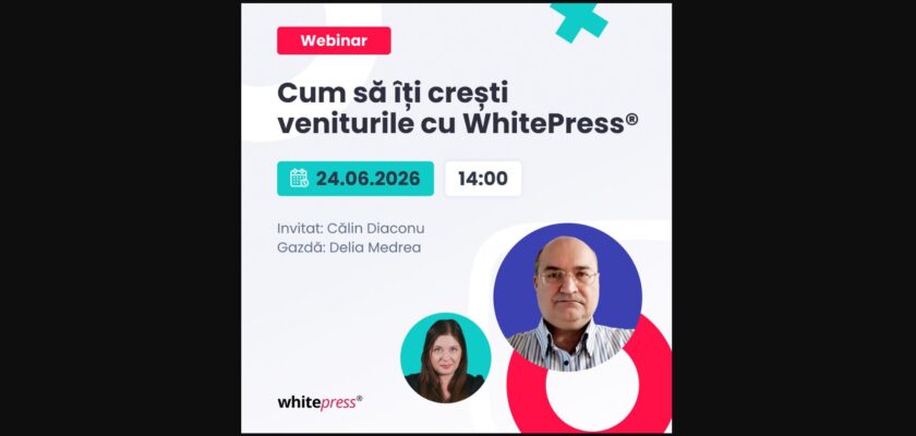 whitepress, editori, monetizare, seo, inteligenta artificiala webinar iunie 2026 principala