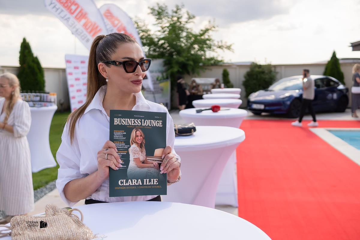Adelina Palaghia eveniment lansare revista Business Lounge