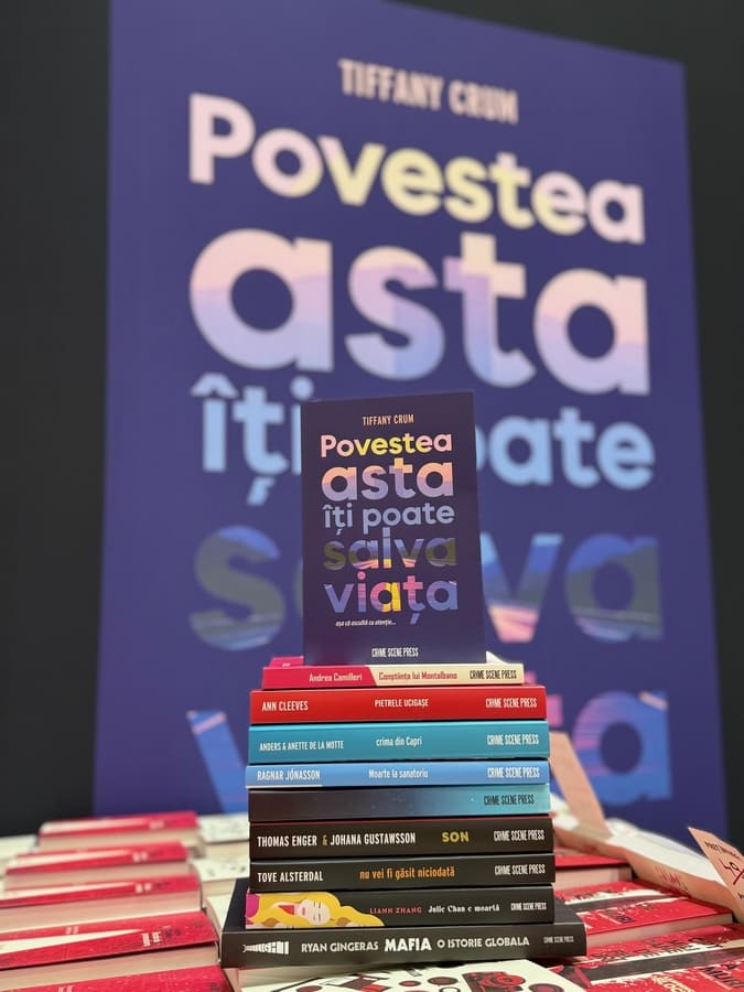 Bestsellerul New York Times Povestea asta îți poate salva viața, de Tiffany Crum, acum în România la Crime Scene Press 3