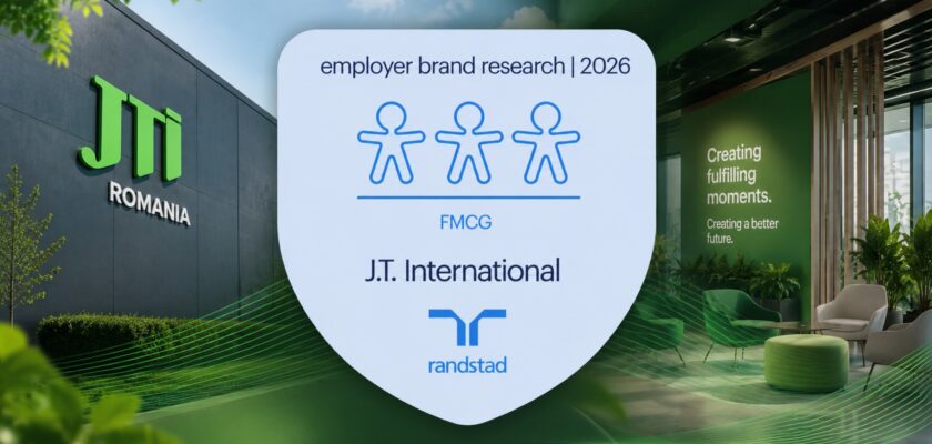 JTI România, cel mai atractiv angajator din FMCG în 2026