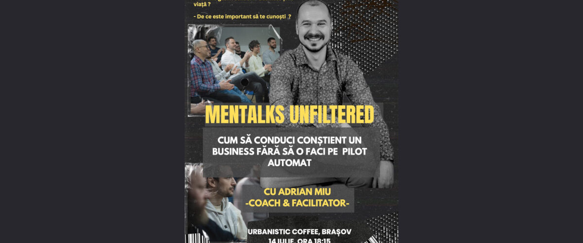 MENtalks UNFILTERED ajunge la Brașov 14 iulie 2026 cover ZP