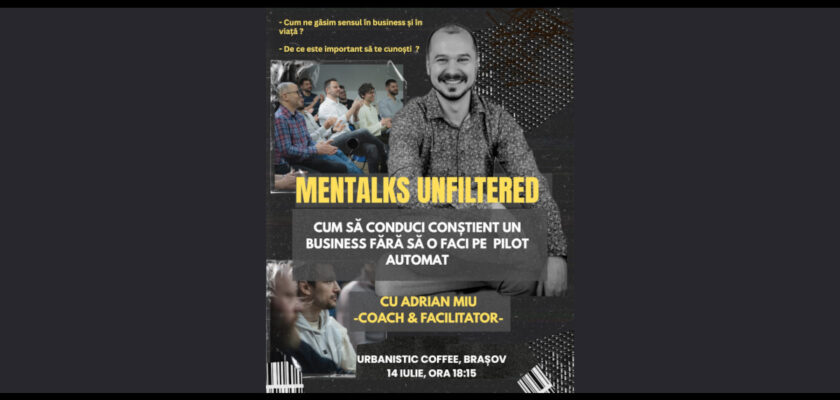 MENtalks UNFILTERED ajunge la Brașov 14 iulie 2026 cover ZP
