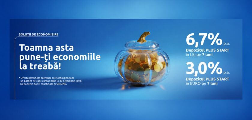 Exim Banca Românească dobânzi de până la 6,7% la depozite