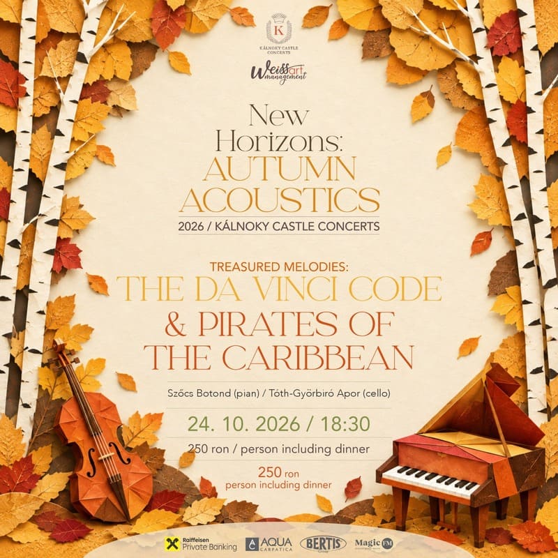 Kálnoky Castle Concerts sărbătorește doi ani de concerte la castel, cu muzica lui Hans Zimmer și universul Disney